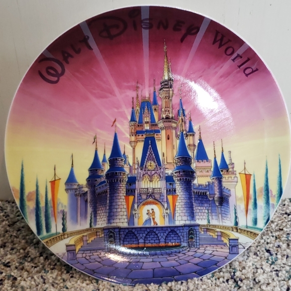 Disney Accents Vintage Walt Disney World Plate Poshmark
